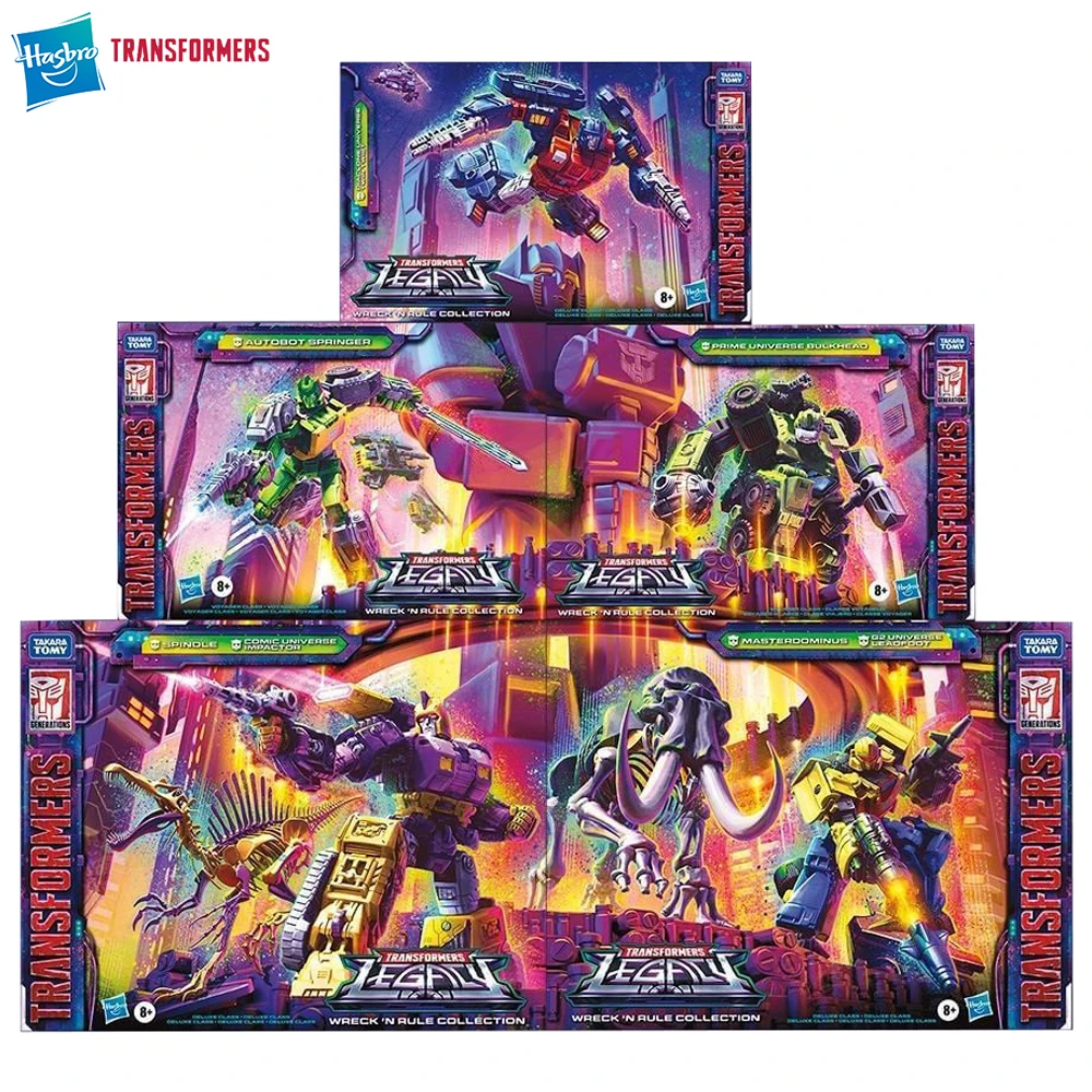 

[В наличии] Hasbro Transformers Wreck N Rule Collection Springer, Impactor & Spindle, Leadfoot, Bulkhead и Twin Twist