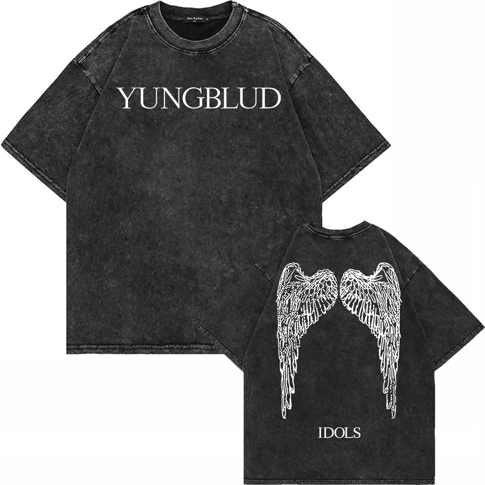 Playeras Gráficas para Mujer, Camisetas Y2K Tour 2026, Camisetas de Moda para Hombre/Mujer, Estilo Hip Hop, Camisetas Oversize con Lavado Ácido, 4399