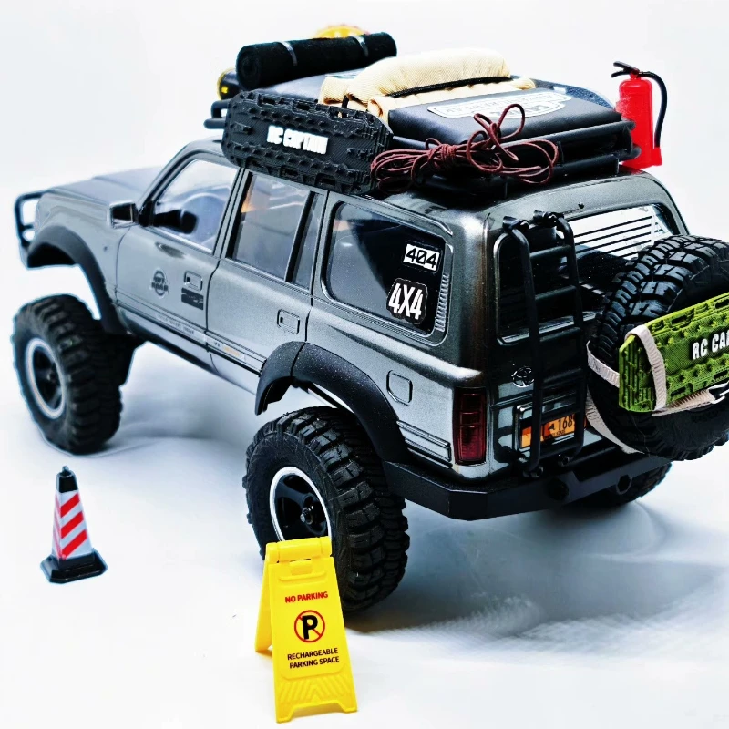 محاكاة رف أمتعة حقيبة المزاج الديكور أجزاء ل 1/18 1/24 RC الزاحف سيارة TRX4-M المدافع برونكو محوري SCX24 FCX24 رانجلر