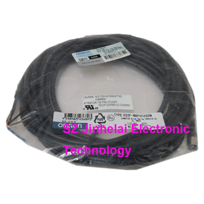 1pce New Original Omron XS2F-M12PVC4S5M M12PVC4S2M XS3F-M8PVC3S5M M422-405-R M8PVC3A2M M8PVC3A5M M8PVC4A2M M8PVC4A5M M12PVC4S2M