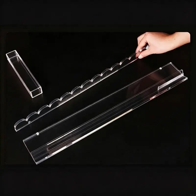 XXFE Clear Acrylic Tile 4pcs for Mahjong Tile Tabletop Use and Game Play