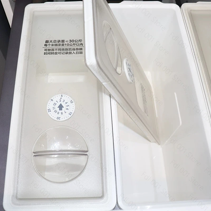 Three-category rice storage box drawer design insect-proof and moisture-proof sealing