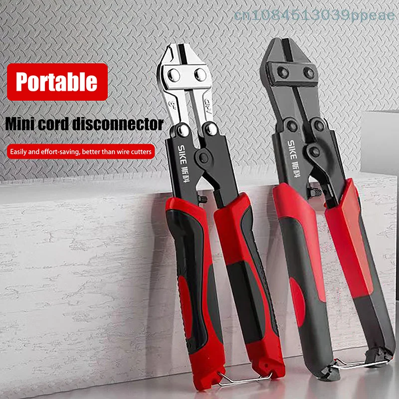 

1-комп. мини-болторез, изготовлен из хром-ванадиевой легированной стали, быстрый и острый, экономичная работа, используется для резки проволоки, стержневая сталь,