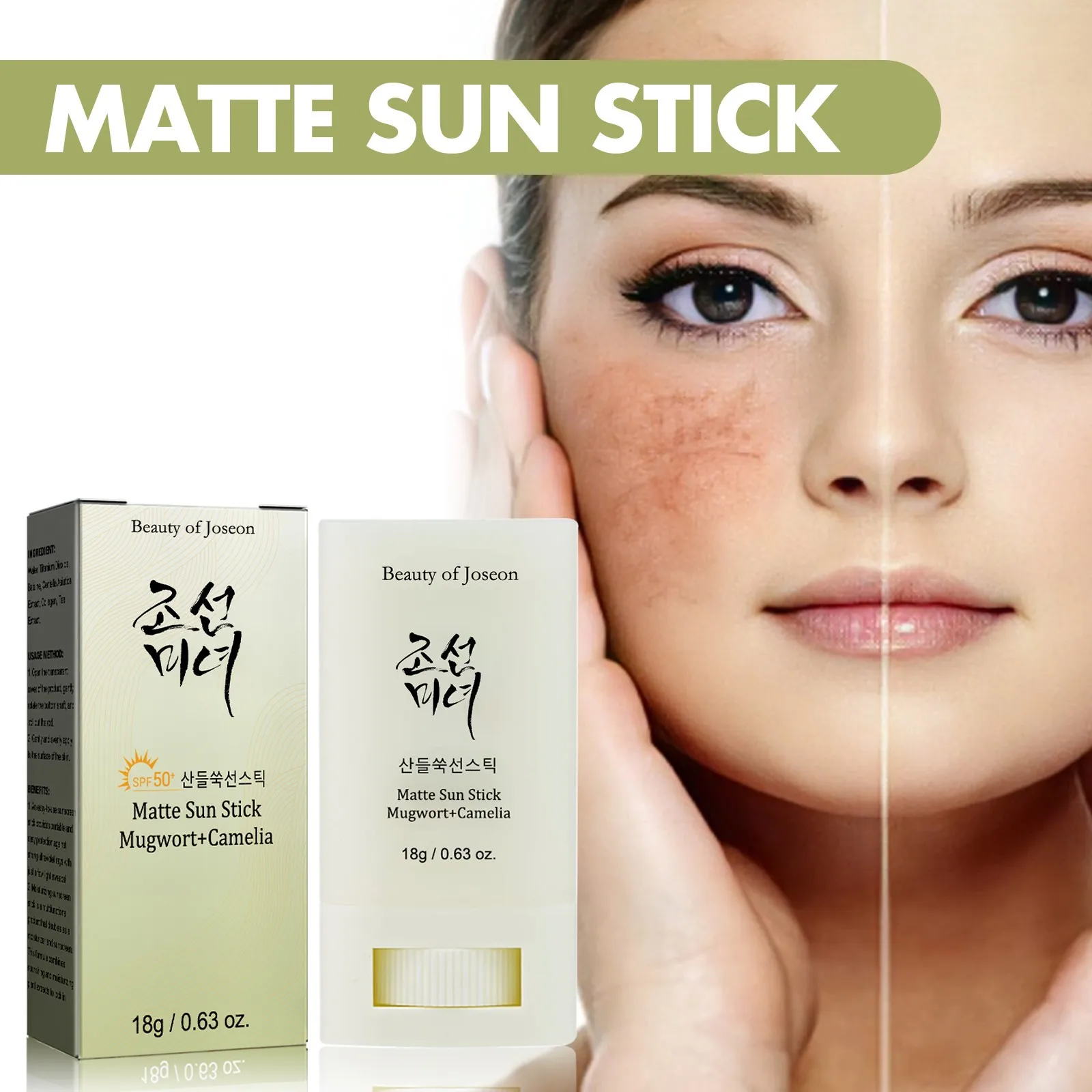

Face Body Sunscreen Matte Sun Stick Spf 50+ Uv Protective Refreshing Hydrating Waterproof Solar Blocker Isolation Sunblock Cream