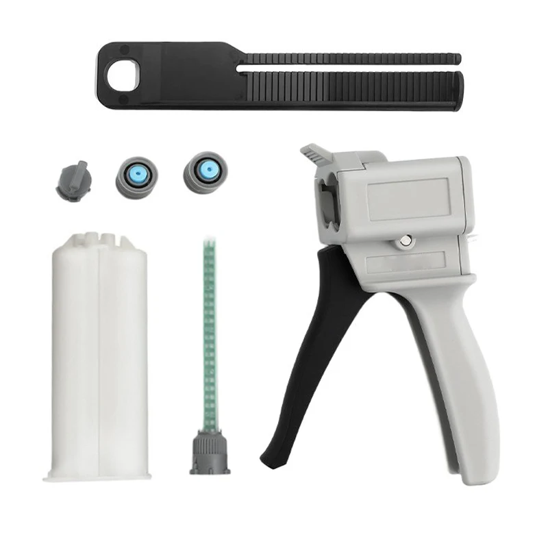 Mixing and Dispensing Tool for Two Component 10:1 Epoxy Systems Used in Automotive Repair Electronics Assembly and Ceramics
