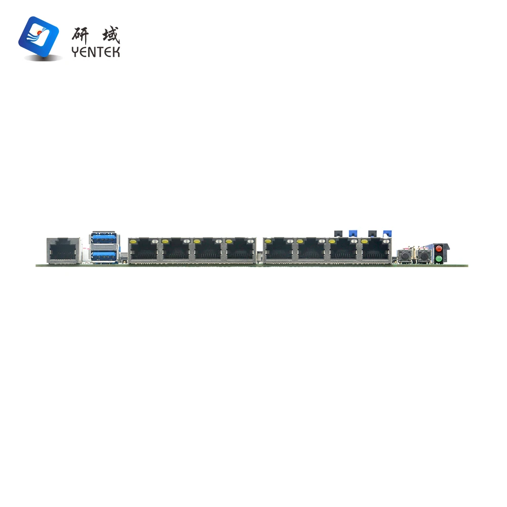 Placa base Industrial 1151 I3 I5 I7 I9 6 9th Gen 4 DDR4 8 I210AT LAN Gigabit Ethernet Placa base de servidor Firewall