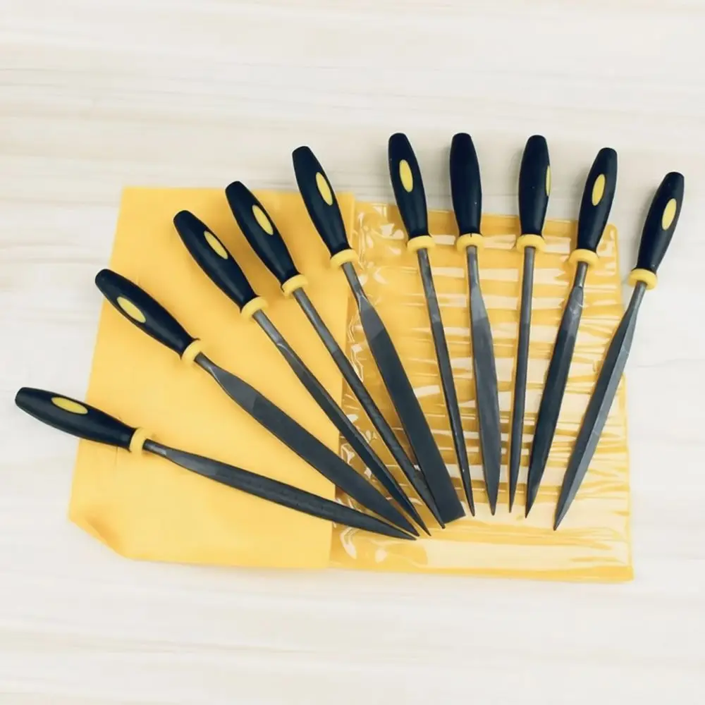 Bearing Steel Rasp Set Hand File For Chainsaw Sharpening Woodworking Metal Deburring Assorted Pneumatic Tool Accessories