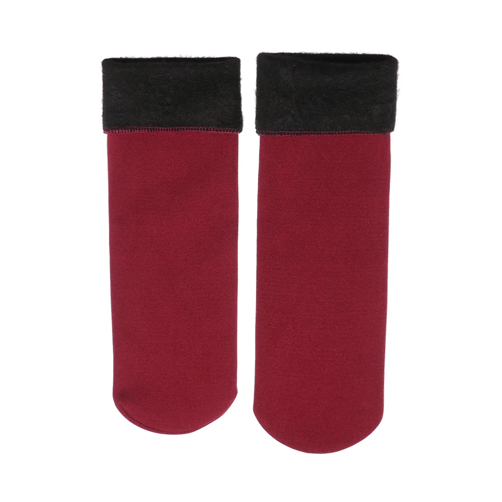 Winter Warmer Cashmere Thermal Wool Snow Socks Sleeping Socks Velvet Floor Hosiery Thicken