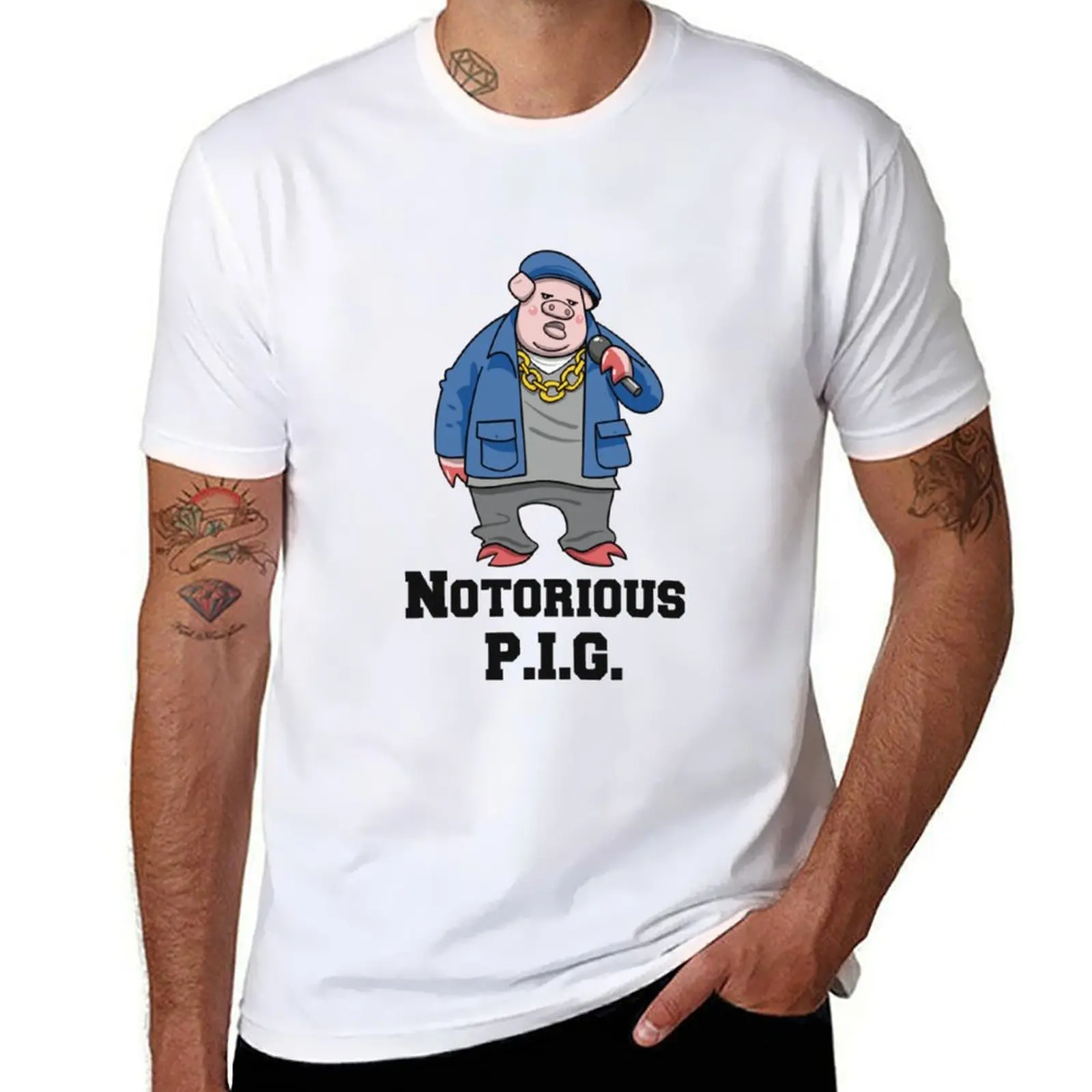 

Notorious Big T-ShirtThe Notorious P.I.G. T-Shirt anime clothes blanks man clothes kawaii clothes plain black t shirts men