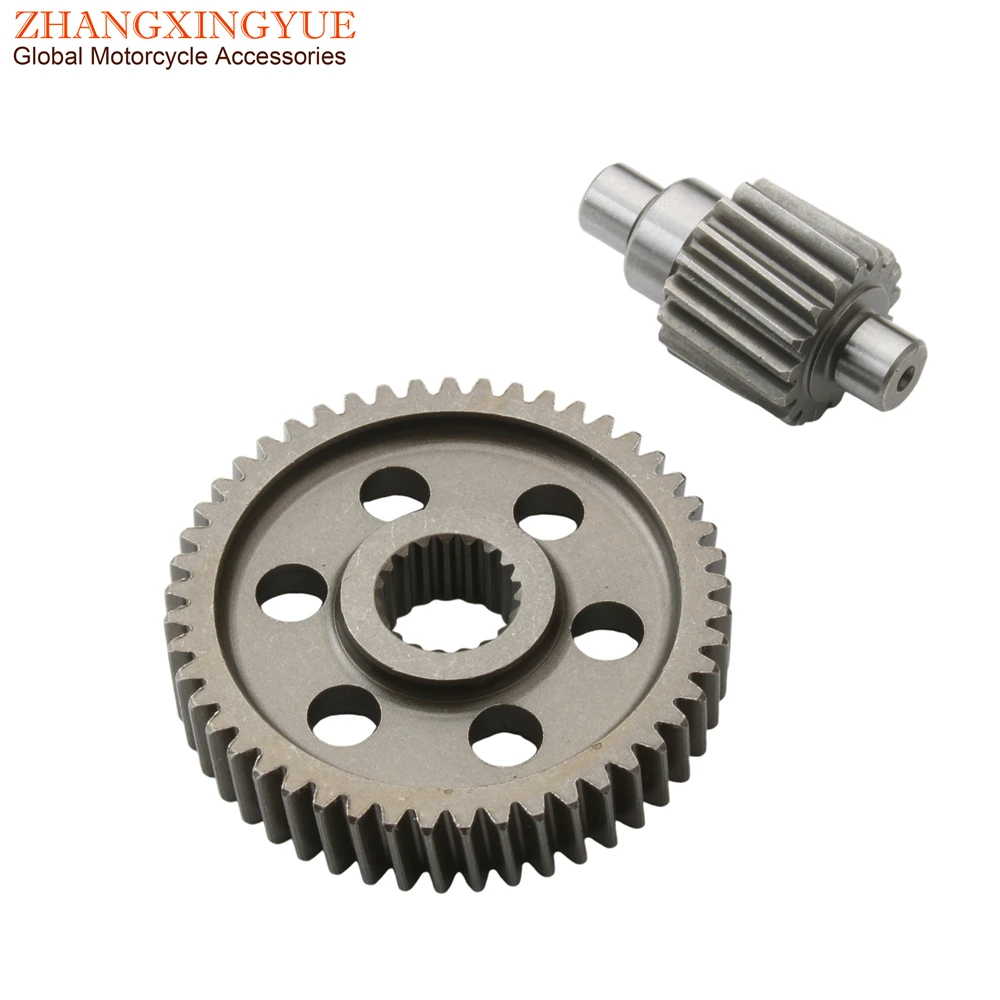 Scooter Top Racing Secondary / Final Drive Gears 17/49 For Peugeot V-Clic Speedfight 3 Vivacity  (\'08 on) 50cc  4-Stroke