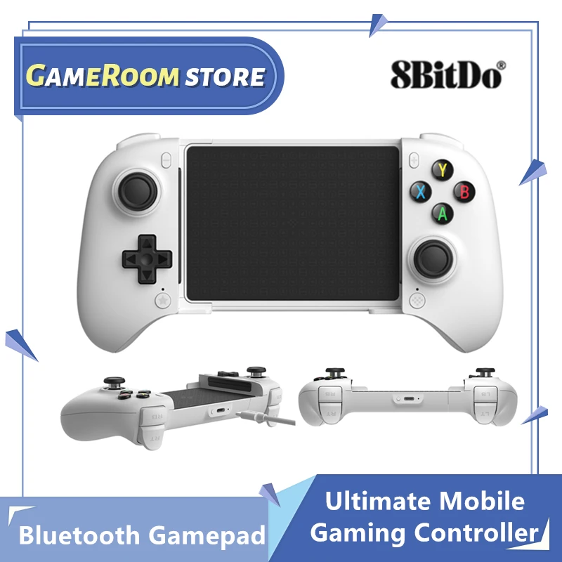 

8BitDo Ultimate Мобильный игровой контроллер Bluetooth-геймпад Подходит для мобильных устройств, диапазон от 100 до 170 мм, длина Android 9,0