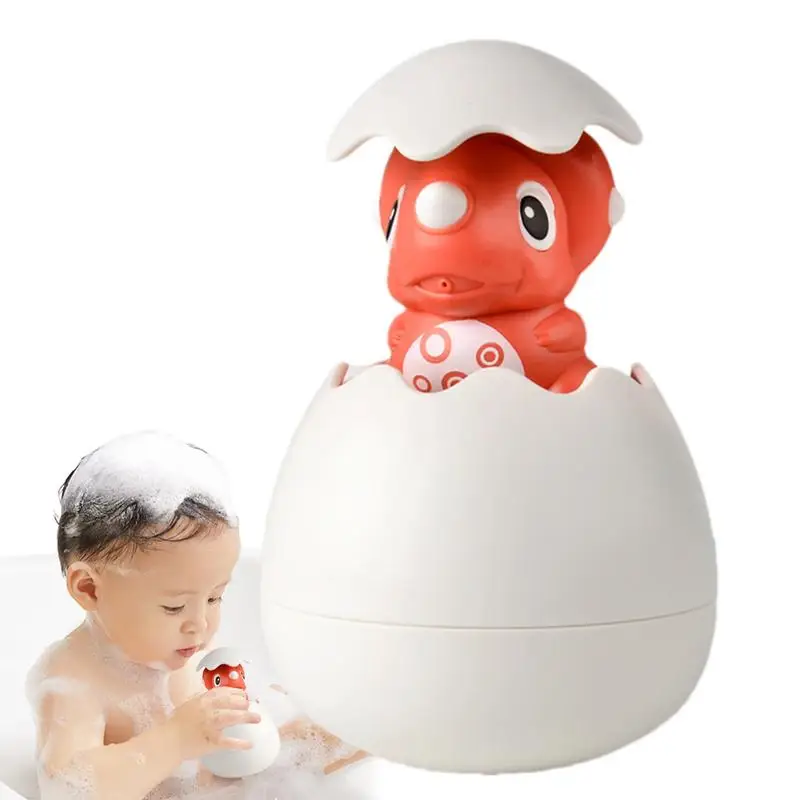 Bathtub Hatching Bath Toy Cartoon Water Bathtub Pool Toys Funny Floating Ball Egg Bath Toy Hatching Dinosaur Toy For Birthday