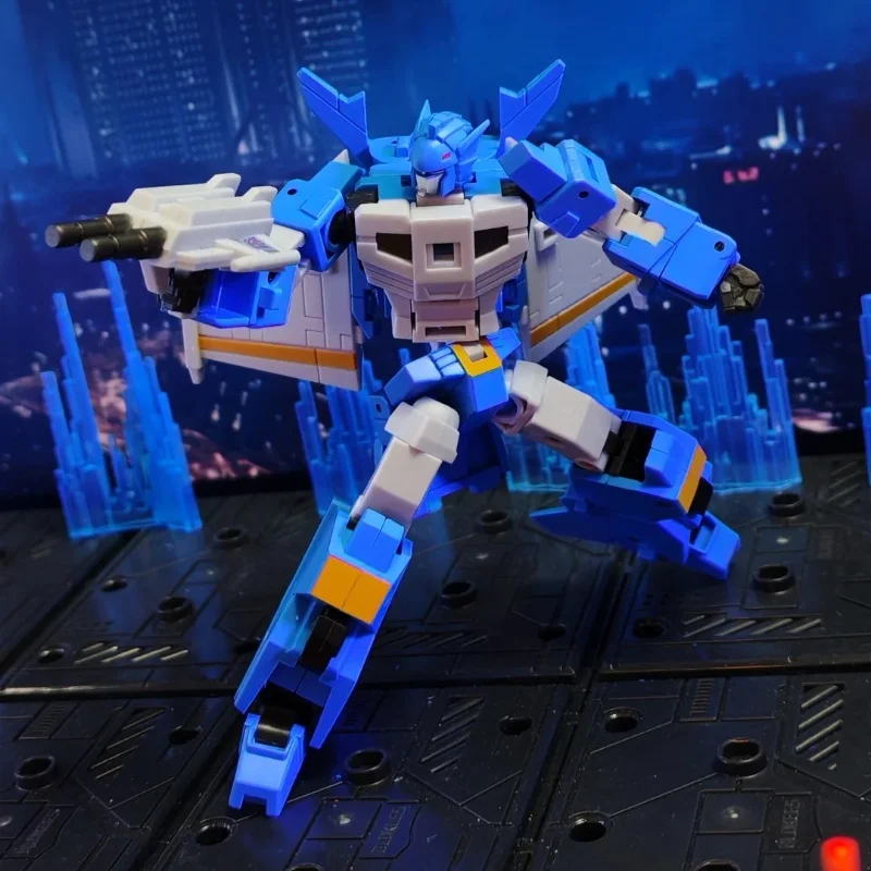 In Stock Iron Factory Ex67 Blue Bat Destron Combiner Small-Scale Mecha Transformation Toy Gift