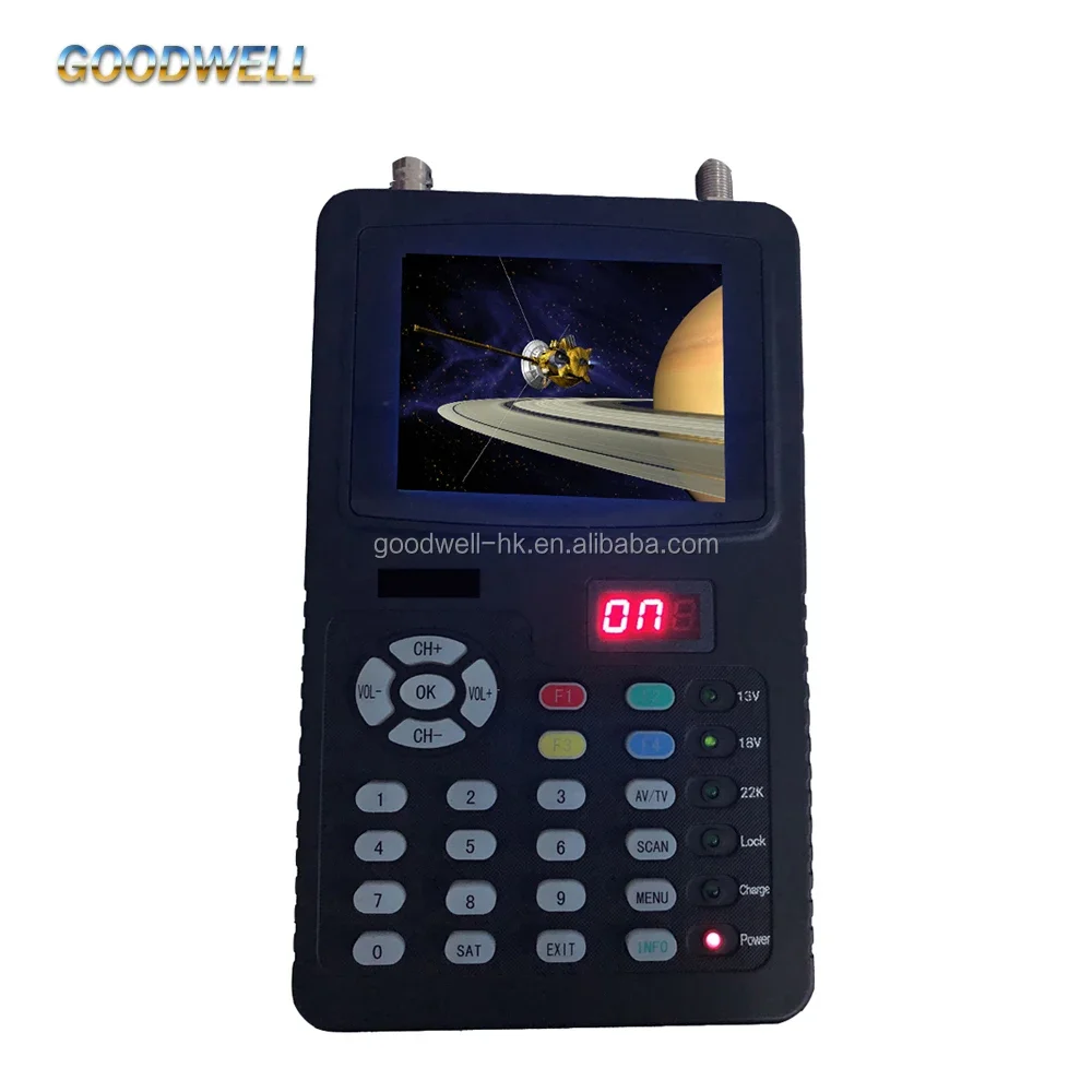 

Support AHD/TVI/CVI CCTV Camera Testing 3.5" Handheld Digital TV Finder built in Rechargeable Battery