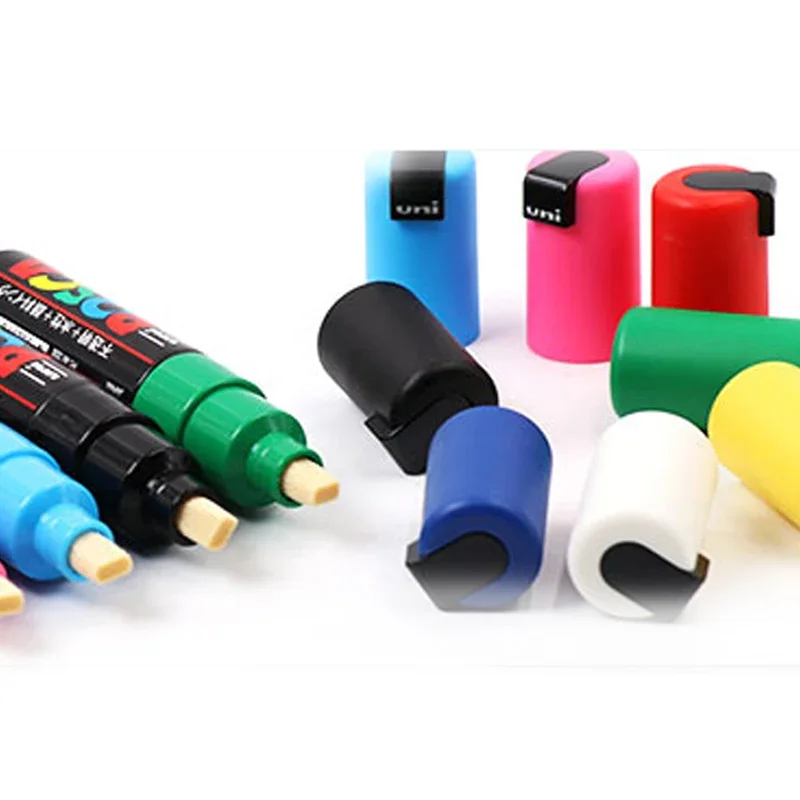 2 Pcs/Lot Mitsubishi Uni PC-8K Paint Marker Pen- Broad Tip-8mm 15colors available Marker Writing Supplies Office School Supplies