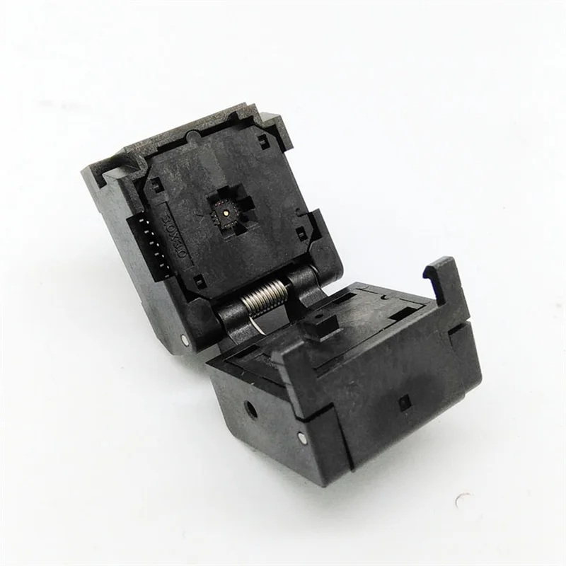 Imagem -03 - Qfn ic Programador Soquete Passo 0.5 mm Clamshell Chip Tamanho 3*3 Flash Adaptador Qfn16 Mlf16 Queimar no Soquete