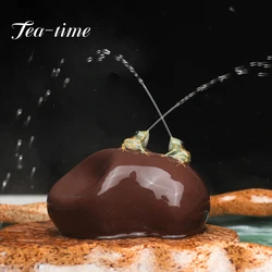 Water Spray Frog Tea Pet Yixing Purple Sand Tea Pet Water Spray Frog Cute Tea Set Ornaments Tea Set Accessories Ornaments Gifts