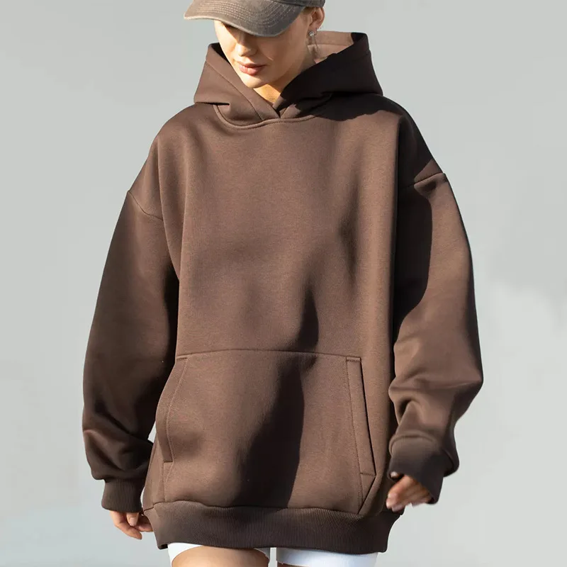 

Autumn Winter Long Sleeve Hoodie Jumper Loose Casual Shirt Concise Hoodie Jumper 2024 New Jogging Hoodie Woman Clothing