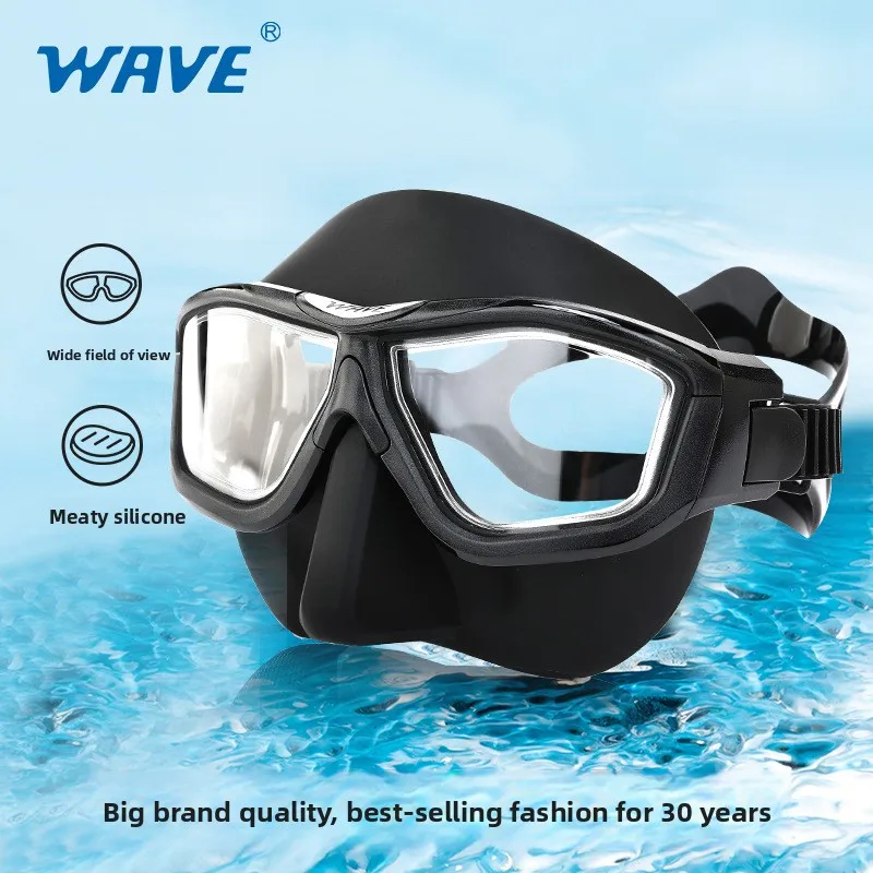 

WAVE professional anti-fog diving snorkeling scuba full face large frame mirror