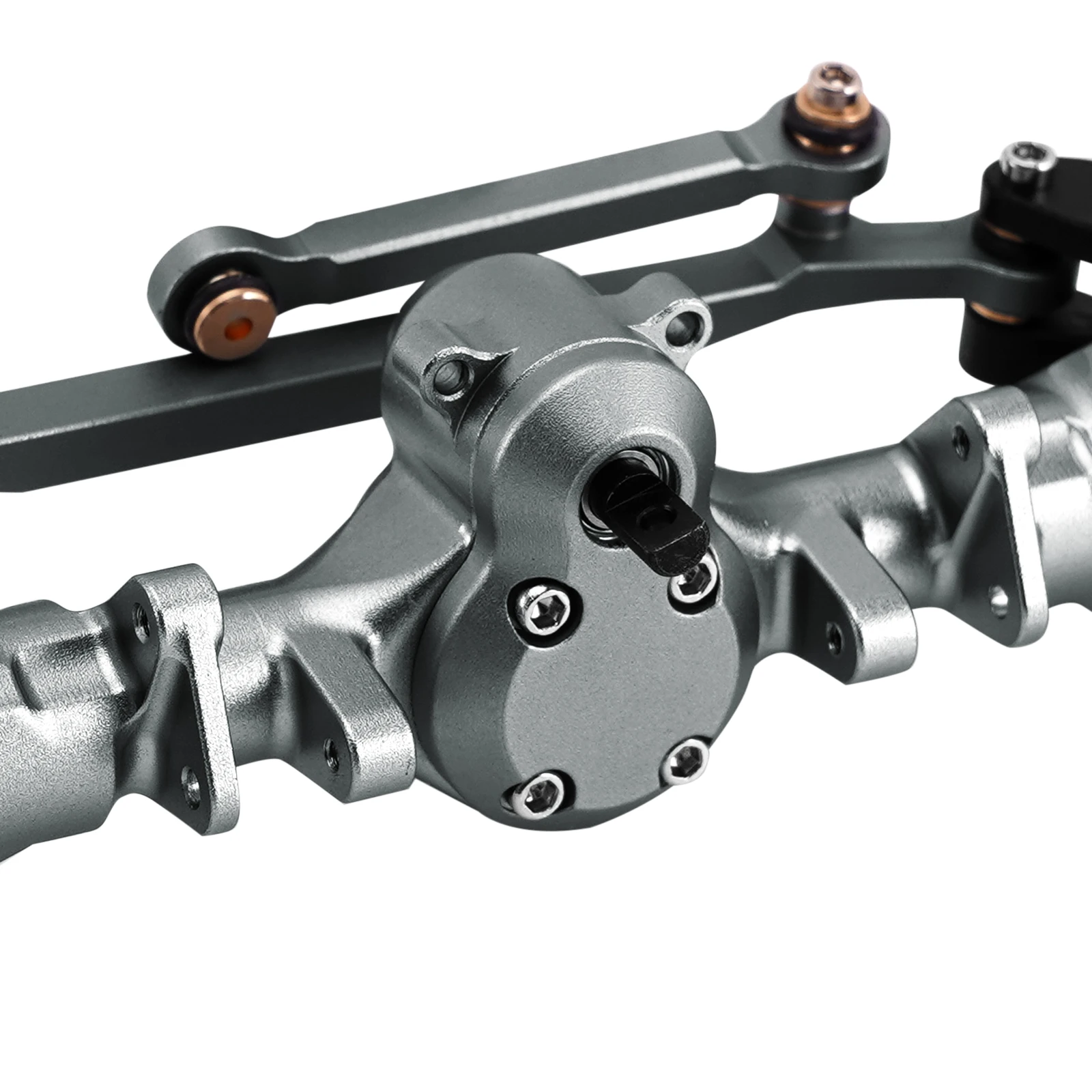 INJORA +4mm Planet Axles with Double Joint Shafts & Brass Steering Knuckles for 1/24 Axial SCX24