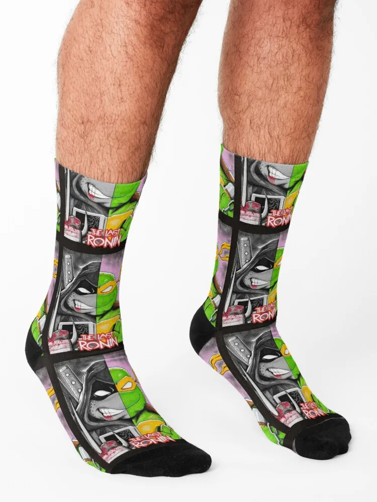LAST RONIN TURTLE H Socks cartoon Stockings Crossfit football Woman Socks Men's