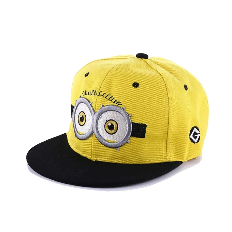 Minioned gorra de béisbol Anime niños adultos divertido viaje Hip Hop viseras de sol sombreros Kawaii niños niñas dibujos animados sombrero bordado regalo para niños