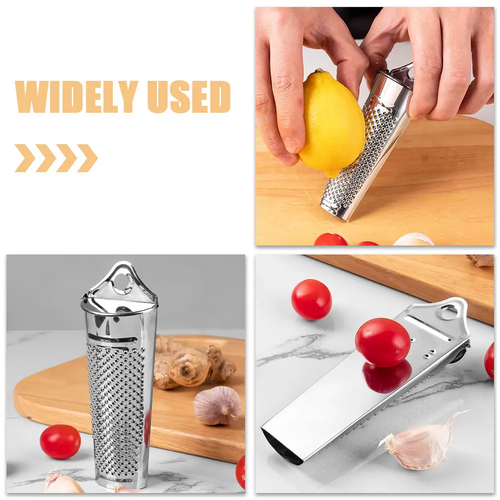 

1pcs Stainless Steel Mini Grater For Garlic Cheese Kitchen Tool Household Reusable Vegetable Zester Portable Small