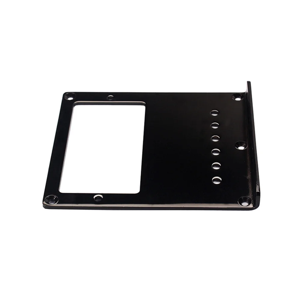

102mm Steel Top-Loading Bridge Plate Black for Electric Guitar Full-Size Humbucker Pickup Replacement Parts Accessories