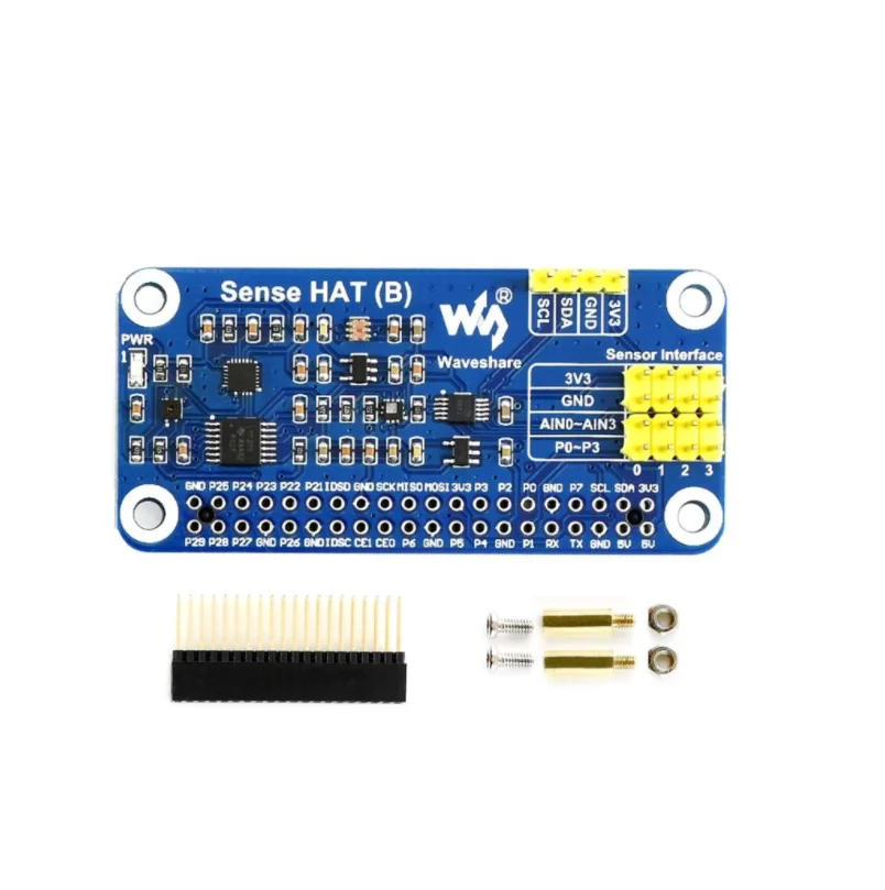 Sense HAT (B) for Raspberry Pi Onboard Multi Powerful Sensors Supports External Sensors in stock!