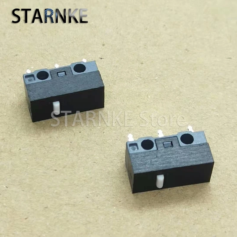 20PCS New Original DM1 Mouse Switch 30V0.05A 3Pins White Micro Push Button Switch