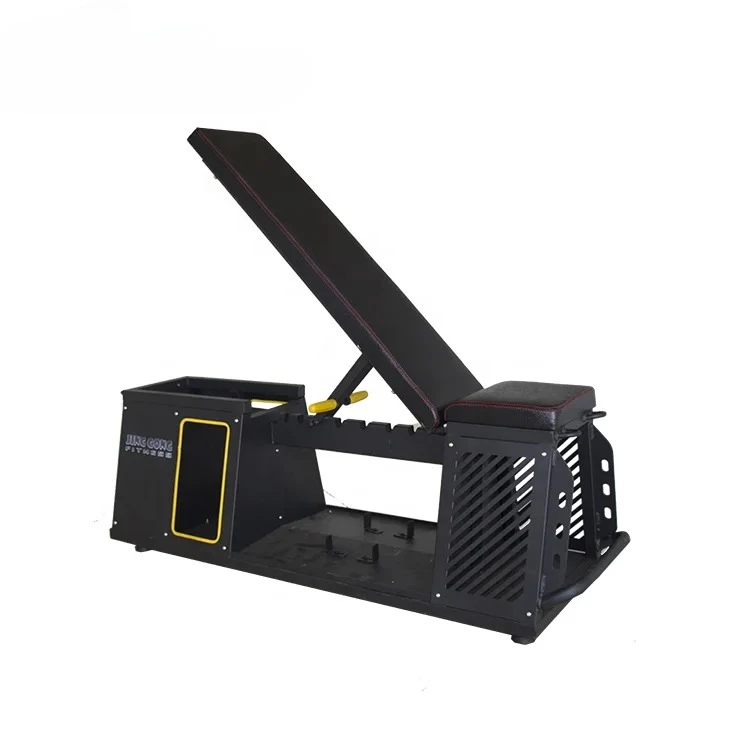 Multi Puspose Gym Bench Adjustable Dumbbell Bench with Wheels Fitness Pro Box Dumbbell Rack