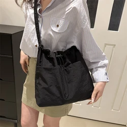 Leisure Big Bag Women 2024 New Fashion Cloth Bag Shoulder Bag Large Capacity Tote Bags Class Commuter Messenger Bags for Girls