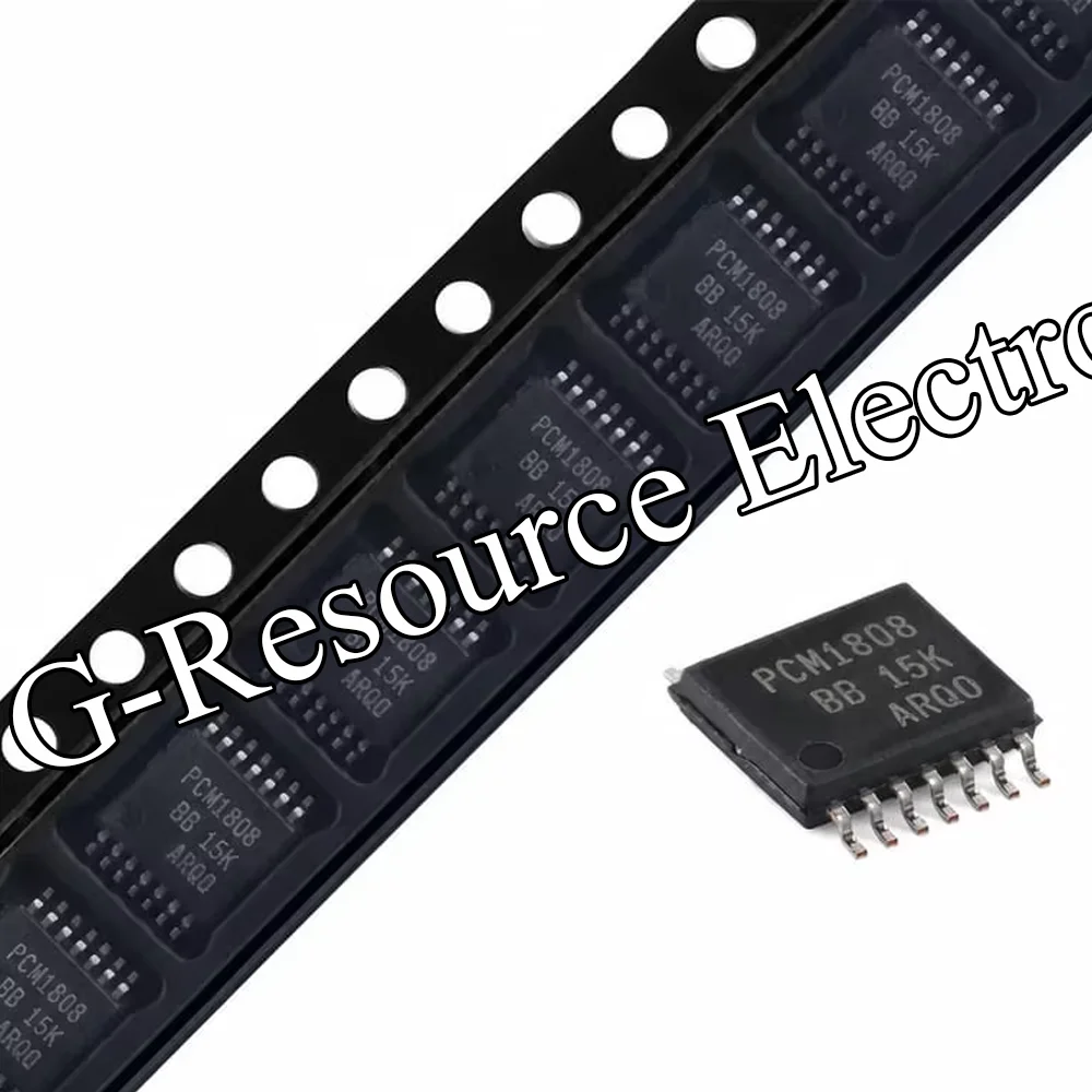 (10 pcs) PCM1808PWR SOP-14 (Marking PCM1808) Audio ADC 24-Bit 96kHz 2-Channel Stereo
