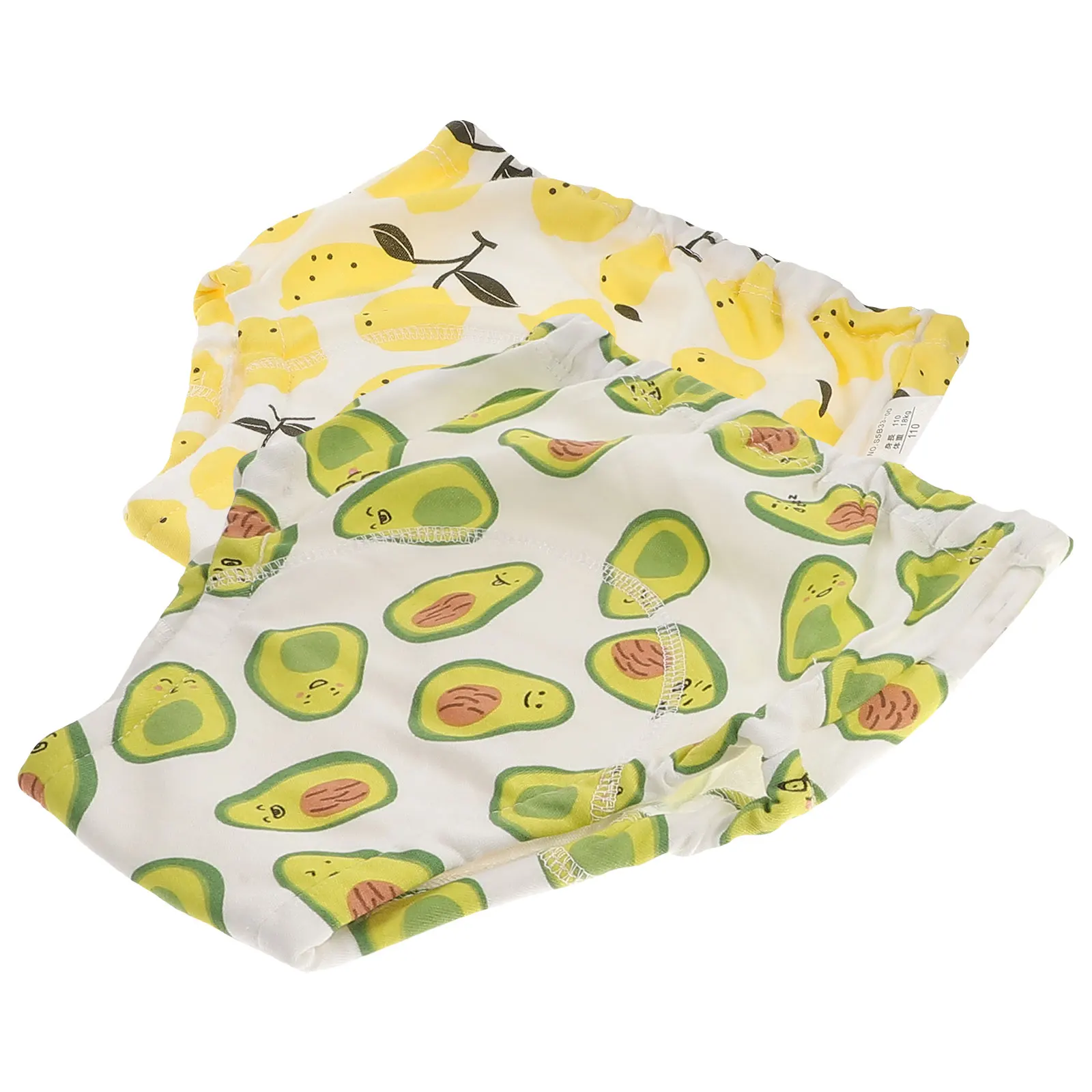 

2pcs Infant Training Pants Cotton Absorbent Diapers for Boys Girls Toddler LeakProof Elastic Side Potty Underwear Newborn Baby