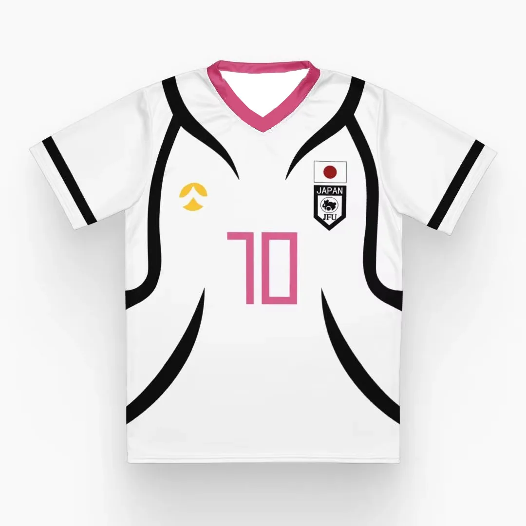 Japanese Anime Blue Lock Men'S&Women'S Soccer Jerseys Tee Ryusei Shidou&Itoshi Sae Role Playing T-Shirt V-Neck Sportswear Top