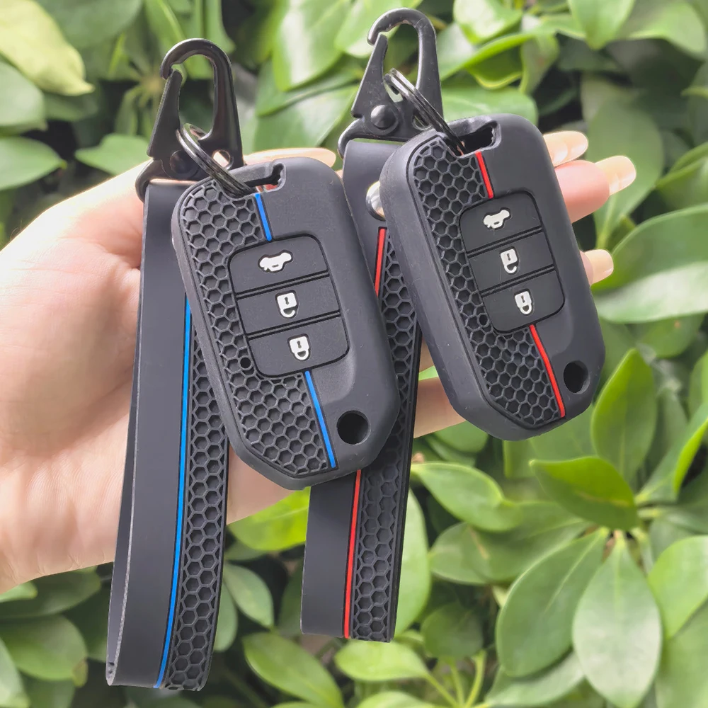New Car Smart Key Case Cover Fob Protection Shell Holder For Honda 2016 2017 CRV Pilot Accord Civic Auto Key Accessories