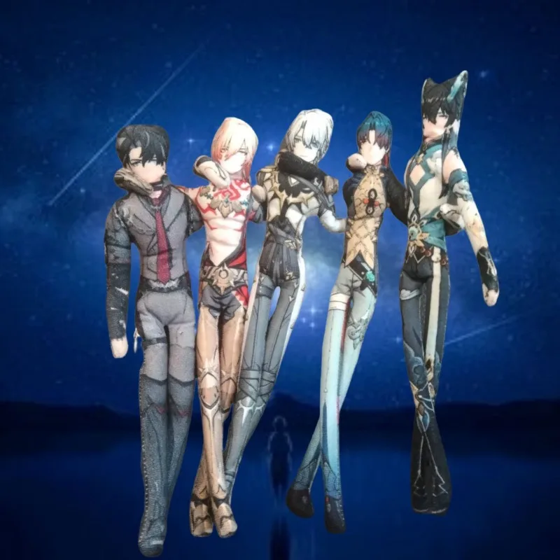 Figura de acción de personaje inspirado en Genshin de 28cm, muñeca Poseable con esqueleto interior para exhibición de escritorio, colección de regalos de cumpleaños