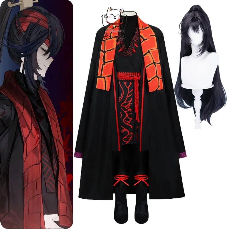 

Animation Honglu Jiaqiu cosplay costumes anime diffuse show dress wig Halloween carnival birthday gift new