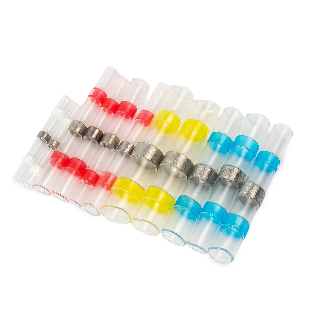 50PCS Waterproof Heat Shrink Wire Connector Kit with Sealed Welding Sleeves and Insulated Tubes for Electrical Wire Protection