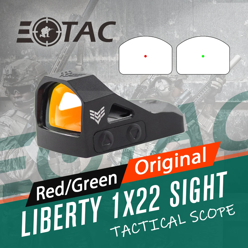 

2024 New SWAMPFOX Liberty Green Dot/Red Dot 1x22 3MOA Sight Suitable for full-size handguns