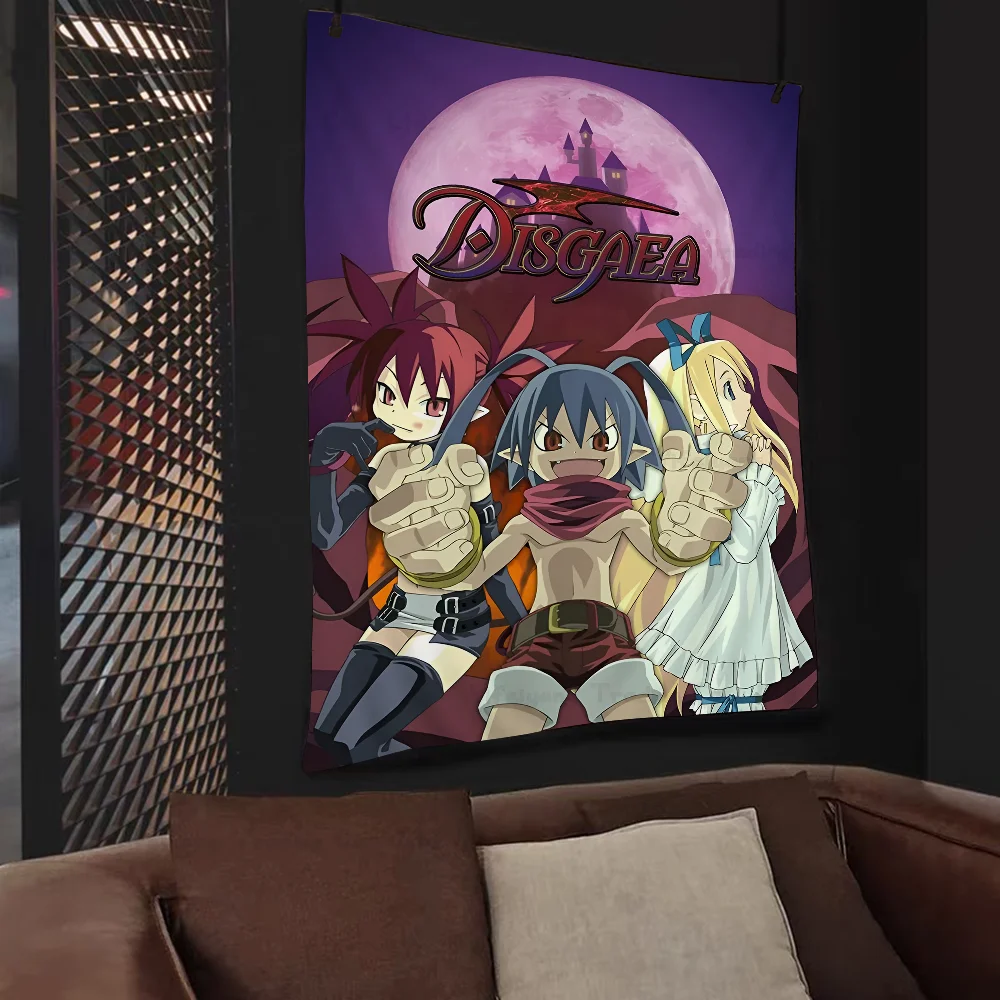 Disgaea Spiel DIY Wandteppich Kunst Science Fiction Zimmer Home Decor Wand Kunst Dekor