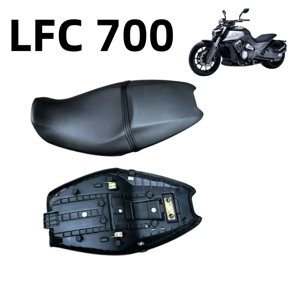 Original parts for Benda LFC 700 motorcycles, including seat cushions, seat assemblies, and one-piece seats (BD700-2).