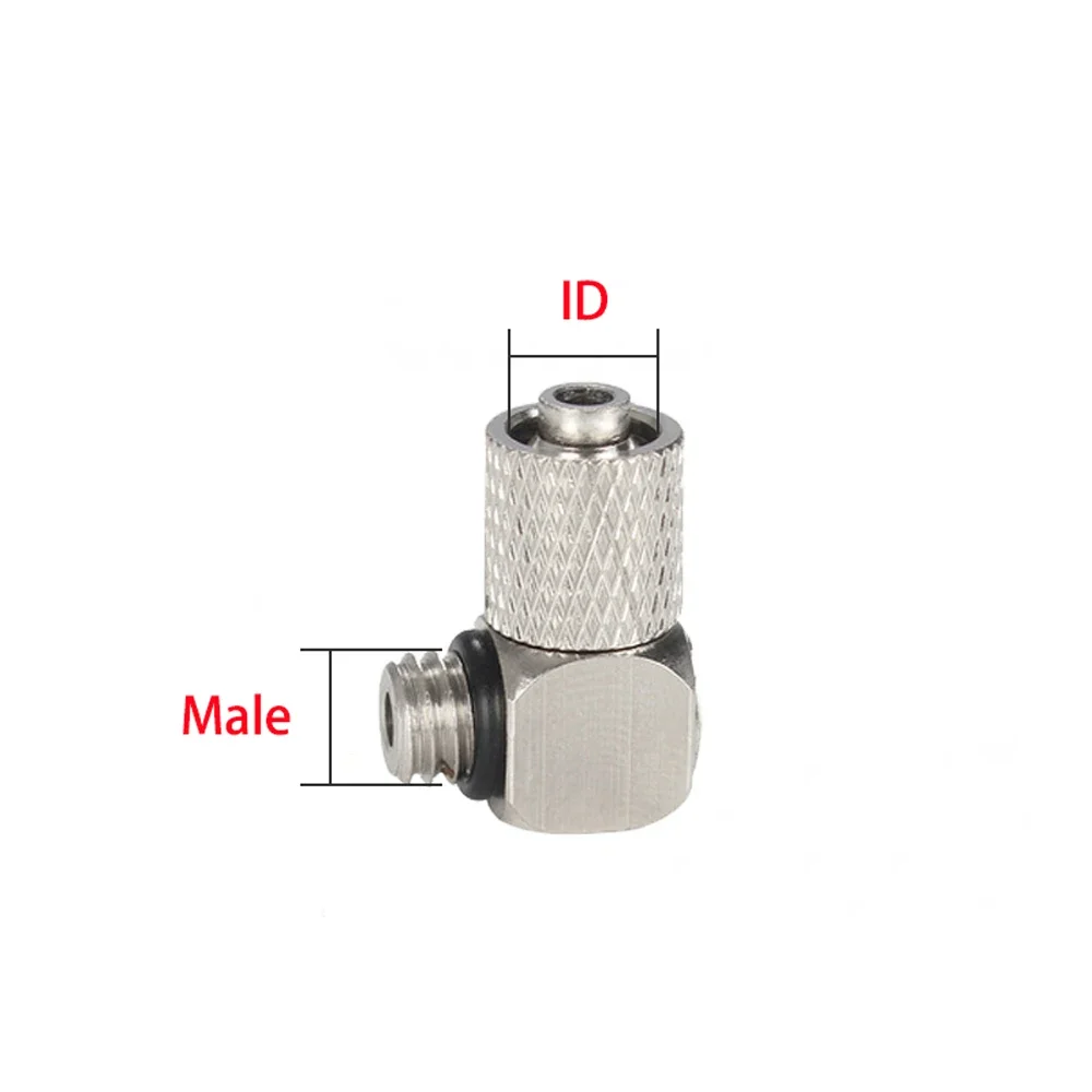 M5/M3/M6/M4 PL M3/M4/M5 SMC tipo giunto a torsione rapida raccordo pneumatico PC Mini metallo bloccaggio ottone dritto gomito Tee tubo