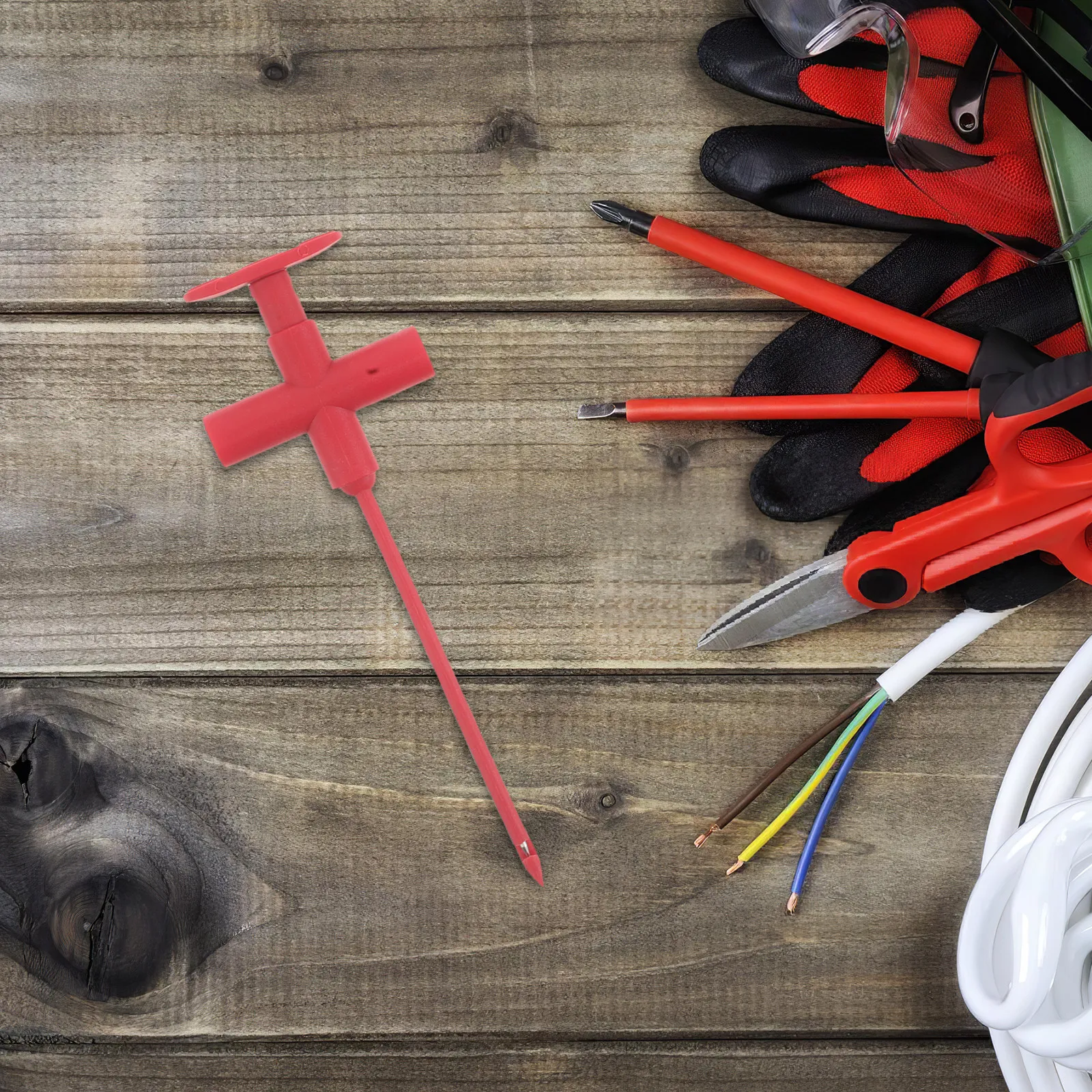 

2 шт. тестовые крючки для мультиметра: зонды для прокола изоляции проводов для неразрушающего автомобильного диагностического тестирования, зажимы для прокола изоляции