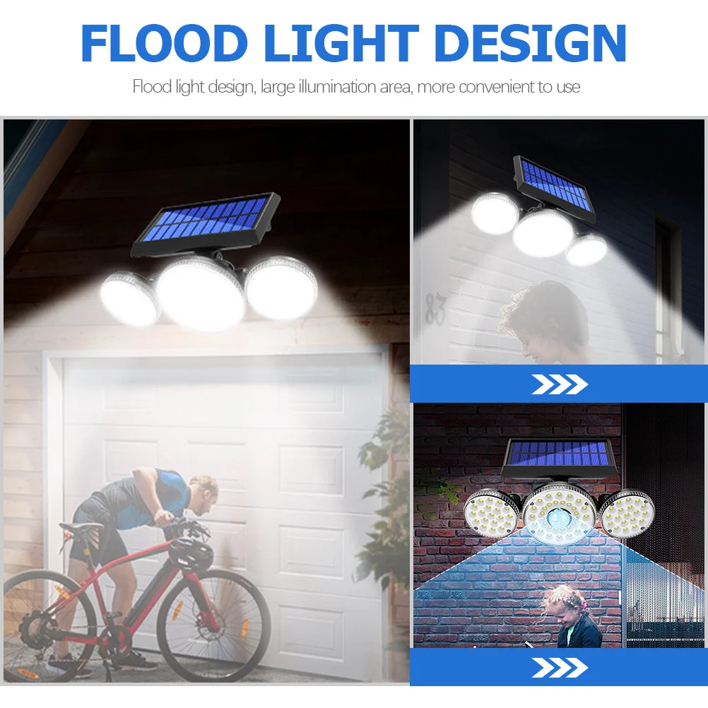 

Solar Outdoor Lights Intelligent Sensor IP65 Waterproof High Brightness Solar Flood Lights Security Lighting Decorative Strips