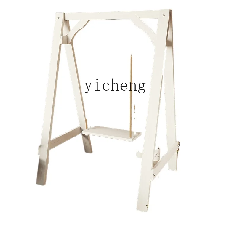 

Tqh Single Small Swing Home to Swing Indoor Rocking Chair Simple Hanging Basket Leisure Cradle Children Double Glider