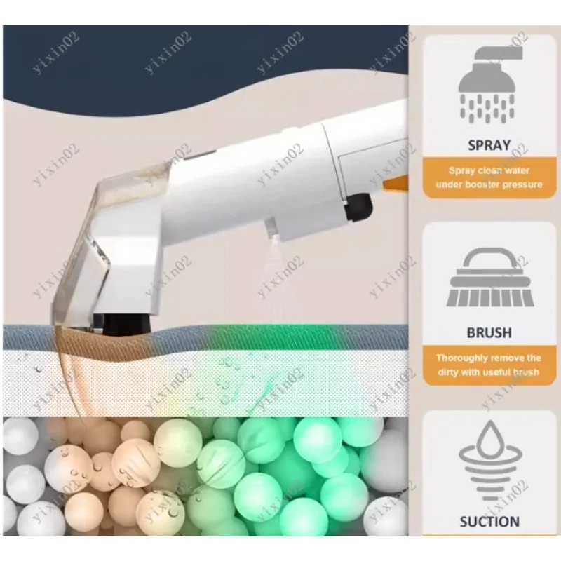 W05 Handheld Carpet Cleaner 750W 15Kpa Corded Spot Cleaner for Sofa Car Pet - Powerful Dusting And Cleaning Tool