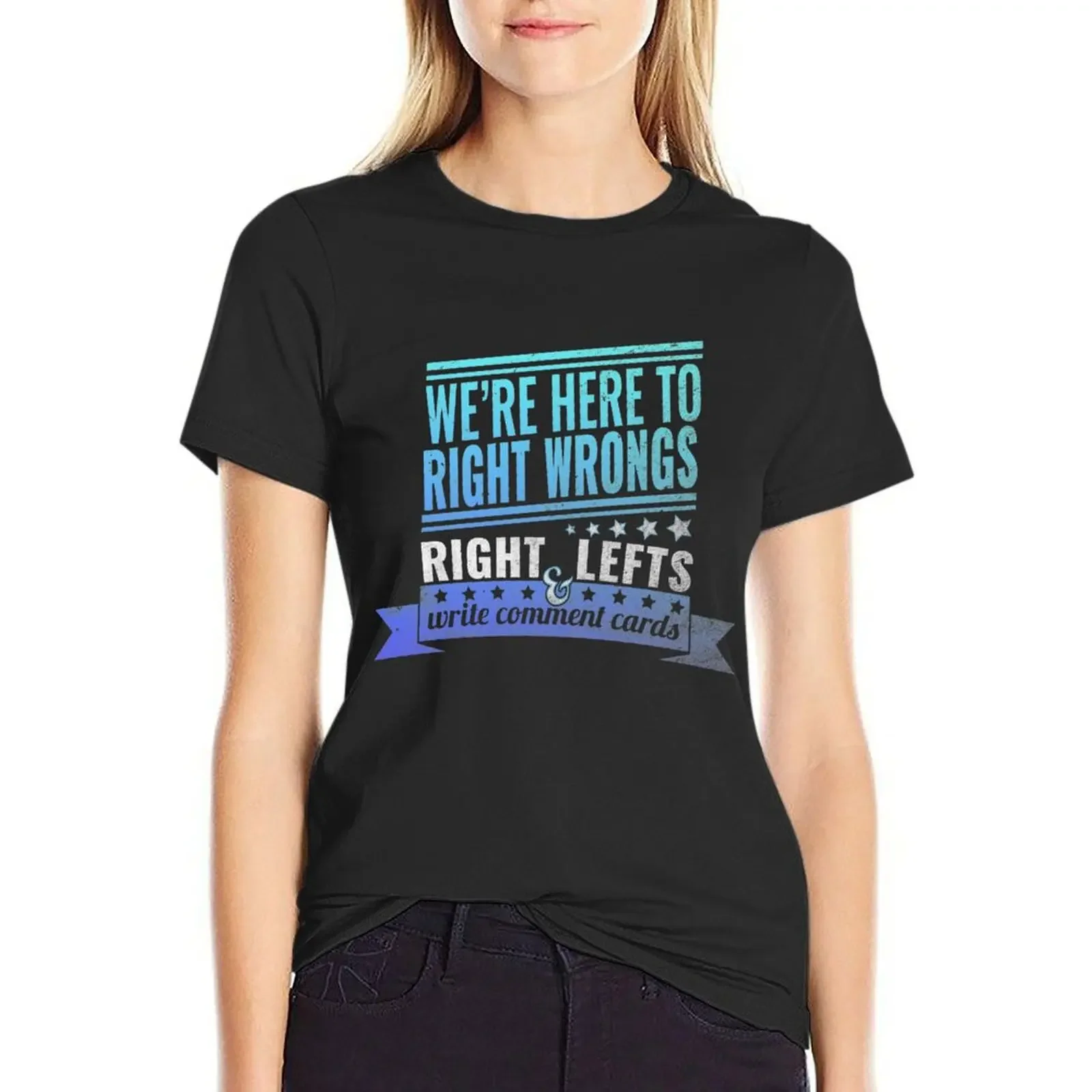 

Critter: Write Comment Cards (teal/blue) T-Shirt animal prinfor new edition animal print t shirt for Women