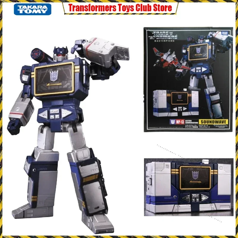 In Stock Takara Tomy Transformers Destron Communications MP13 Soundwave KO Deformation Action Figure Toy Collectible Gift