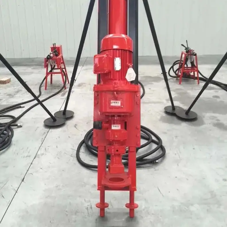 

Customized Small Electric DTH Drilling Rig 40m Mini High Torque Multi Angle Borehole Drill For Water Conservancy